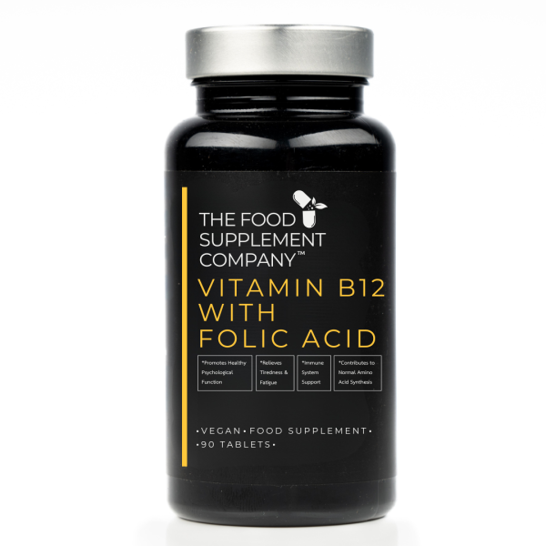 Vitamin B12 1000ug With 400ug Folic Acid Tablets (90)