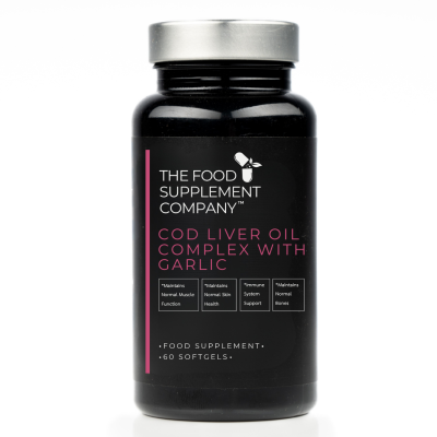 Cod liver oil complex with garlic softgels 